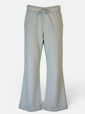 LuxxFleece Light Heather Grey Flared Sweatpants